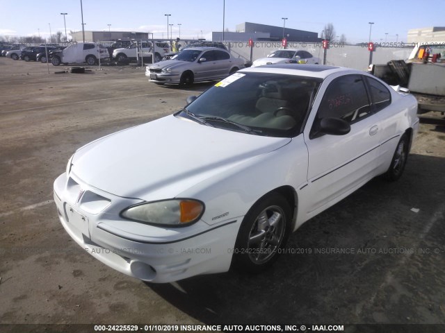 1G2NW12E43C296294 - 2003 PONTIAC GRAND AM GT WHITE photo 2