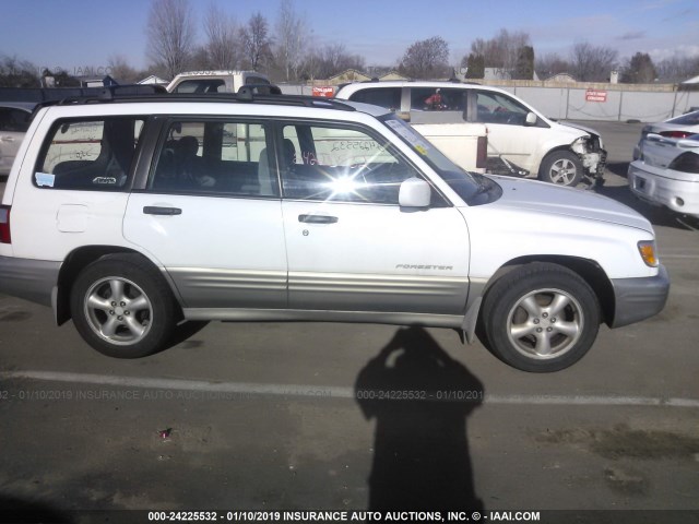 JF1SF65511G711428 - 2001 SUBARU FORESTER WHITE photo 6