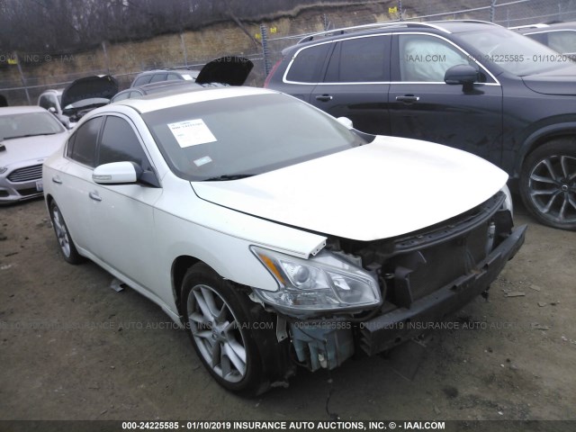 1N4AA5AP8AC823792 - 2010 NISSAN MAXIMA S/SV WHITE photo 1