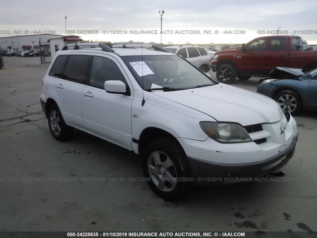 JA4LZ41G83U053798 - 2003 MITSUBISHI OUTLANDER XLS WHITE photo 1