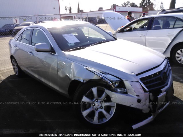 1G6AA5RX6E0187298 - 2014 CADILLAC ATS SILVER photo 1