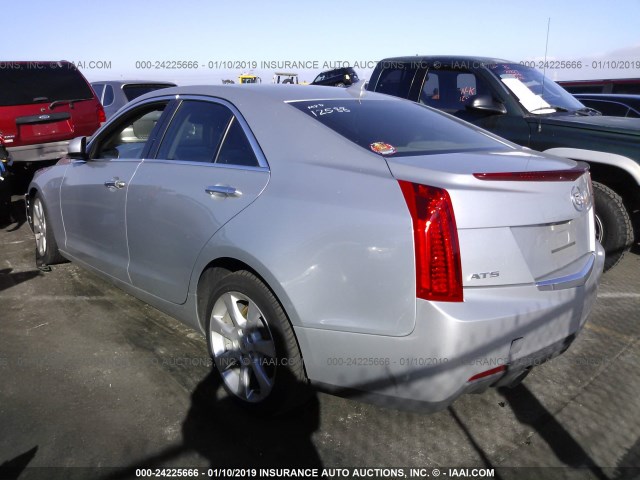 1G6AA5RX6E0187298 - 2014 CADILLAC ATS SILVER photo 3