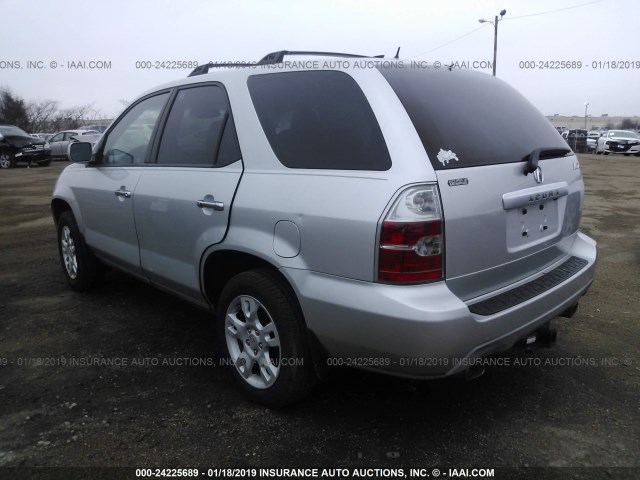 2HNYD18905H531910 - 2005 ACURA MDX TOURING SILVER photo 3