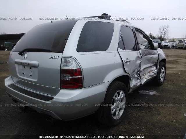 2HNYD18905H531910 - 2005 ACURA MDX TOURING SILVER photo 4