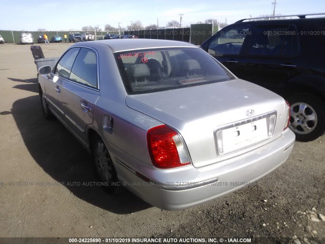 KMHFU45E85A413064 - 2005 HYUNDAI XG 350 SILVER photo 3