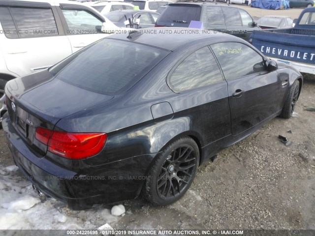 WBSKG9C56BE797000 - 2011 BMW M3 BLACK photo 4