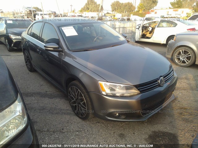 3VWLL7AJ1CM009051 - 2012 VOLKSWAGEN JETTA TDI GRAY photo 1