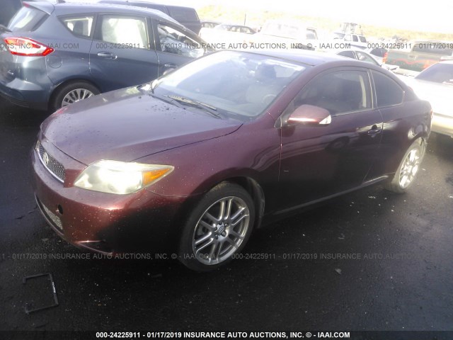 JTKDE177250022478 - 2005 TOYOTA SCION TC იასამნისფერი ფოტო 2