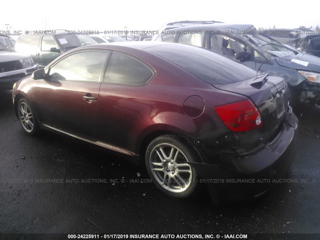 JTKDE177250022478 - 2005 TOYOTA SCION TC იასამნისფერი ფოტო 3