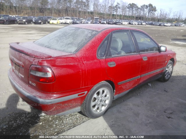 YV1VS255XYF451830 - 2000 VOLVO S40 RED photo 4