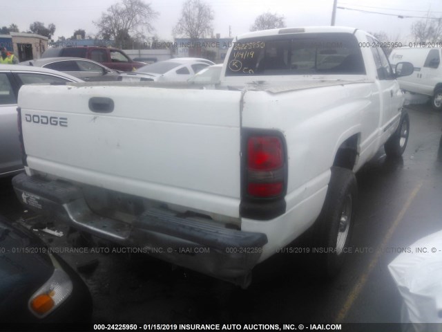 1B7KC23Z81J501994 - 2001 DODGE RAM 2500 WHITE photo 4