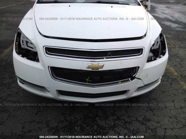 1G1ZD5EU2CF302789 - 2012 CHEVROLET MALIBU 2LT WHITE photo 6