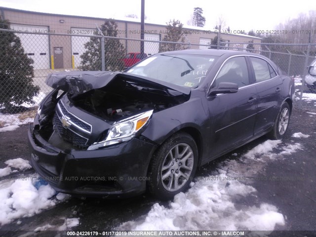 1G11C5SA8DF128299 - 2013 CHEVROLET MALIBU 1LT შავი ფოტო 2
