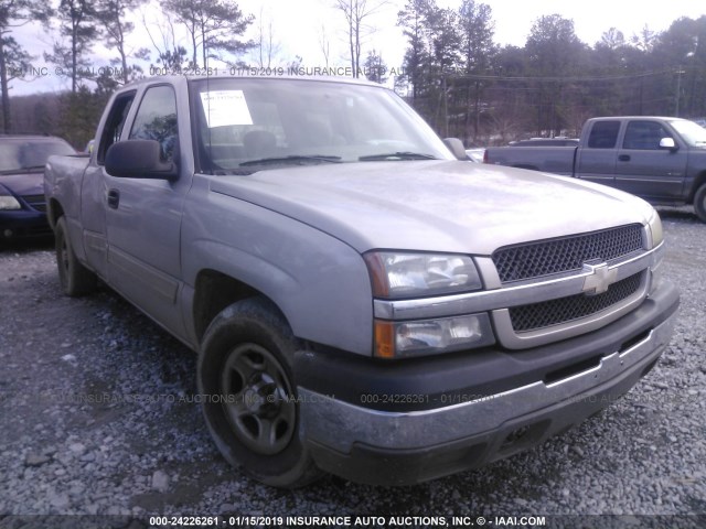 2GCEC19T541230269 - 2004 CHEVROLET SILVERADO C1500 GRAY photo 1