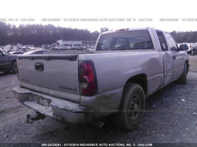 2GCEC19T541230269 - 2004 CHEVROLET SILVERADO C1500 GRAY photo 4