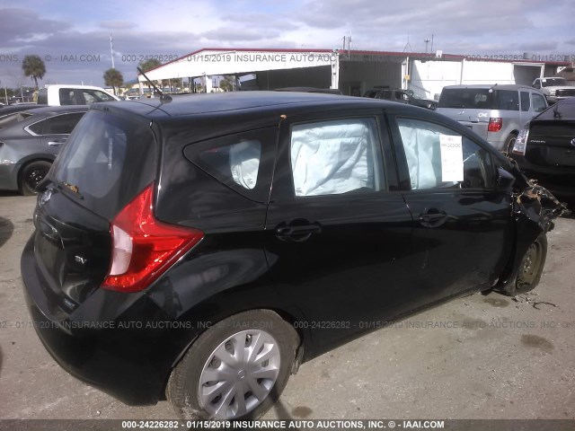 3N1CE2CP4FL433323 - 2015 NISSAN VERSA NOTE S/S PLUS/SV/SL/SR BLACK photo 4