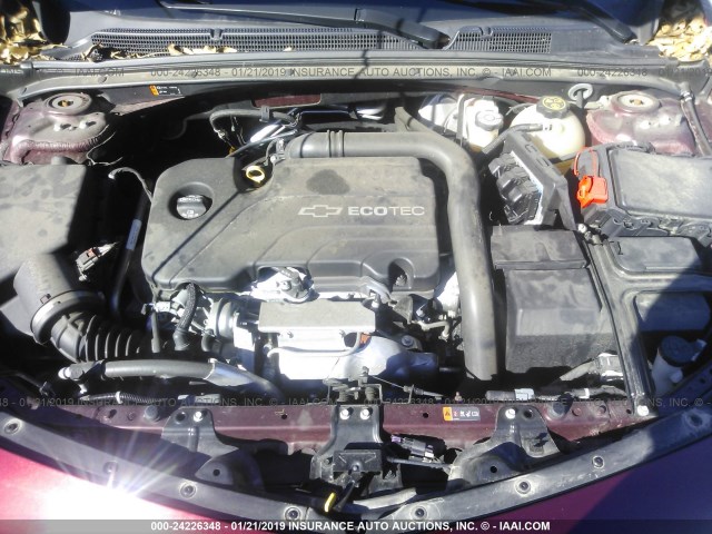 1G1ZB5ST7GF270266 - 2016 CHEVROLET MALIBU LS RED photo 10