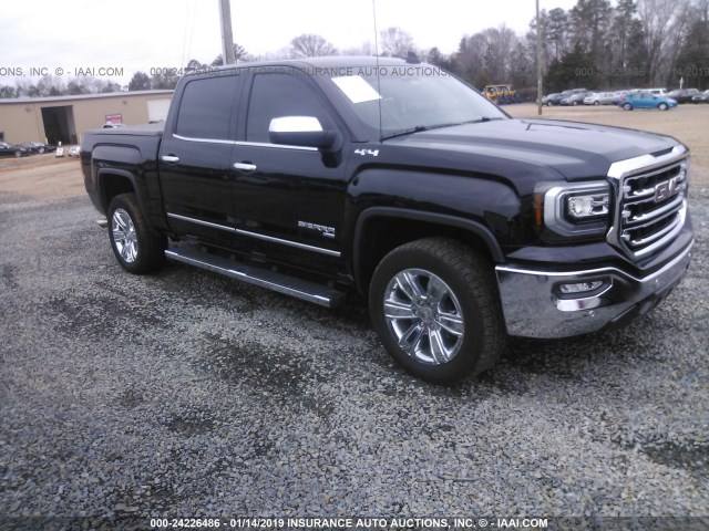 3GTU2NER4JG265338 - 2018 GMC SIERRA K1500 SLT BLACK photo 1