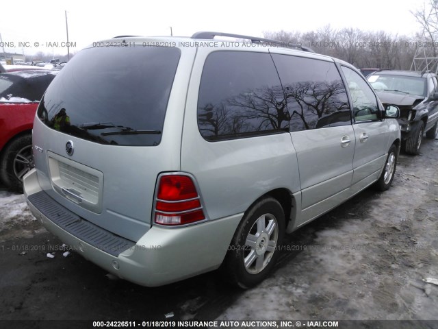 2MRDA202X4BJ10373 - 2004 MERCURY MONTEREY SILVER photo 4