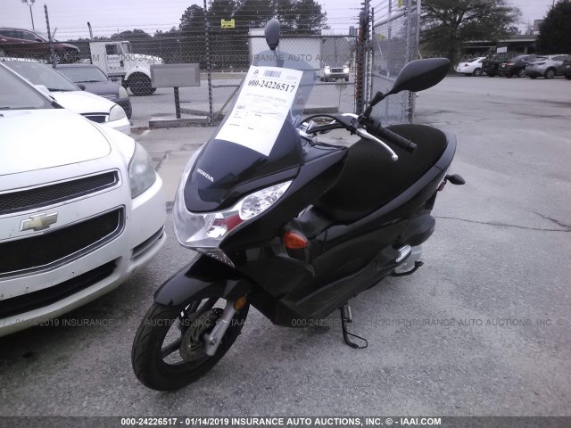 MLHKF1214D5001628 - 2013 HONDA PCX 150 BLACK photo 2