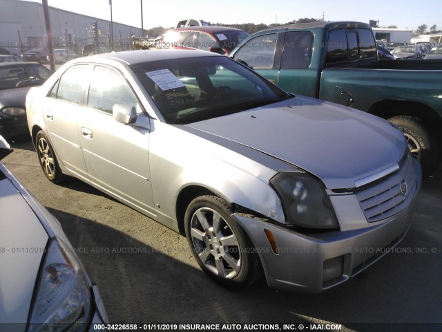 1G6DP577970109423 - 2007 CADILLAC CTS HI FEATURE V6 SILVER photo 1