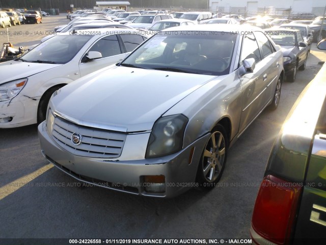 1G6DP577970109423 - 2007 CADILLAC CTS HI FEATURE V6 SILVER photo 2