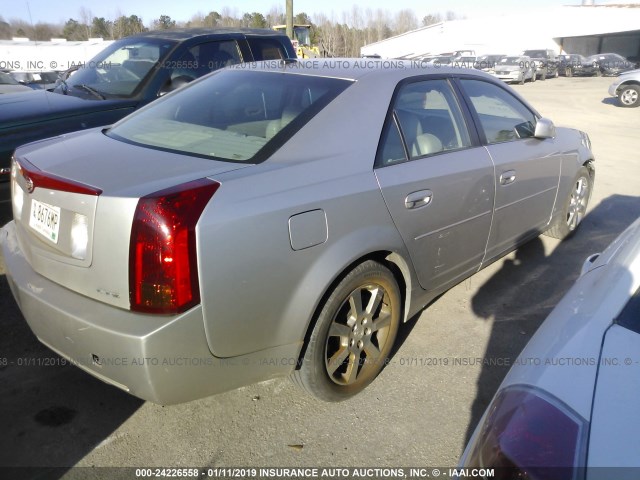 1G6DP577970109423 - 2007 CADILLAC CTS HI FEATURE V6 SILVER photo 4