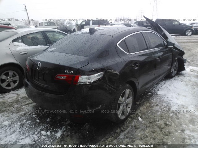 19VDE1F35FE000904 - 2015 ACURA ILX 20 BLACK photo 4