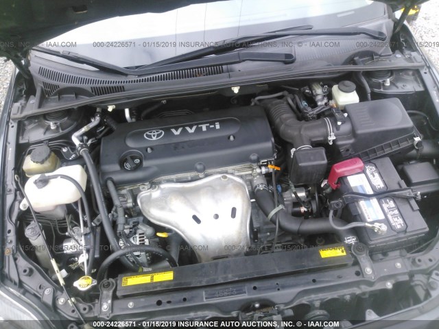 JTKDE167X80243624 - 2008 TOYOTA SCION TC GRAY photo 10