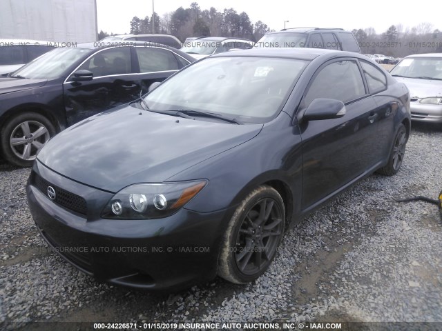 JTKDE167X80243624 - 2008 TOYOTA SCION TC GRAY photo 2