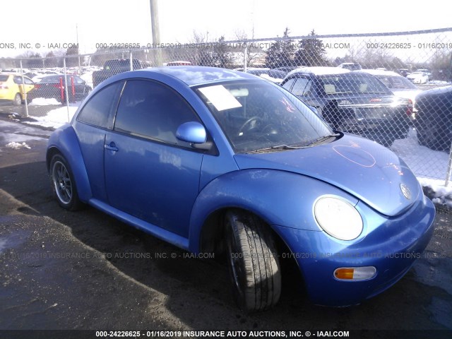 3VWBB61C5WM048661 - 1998 VOLKSWAGEN NEW BEETLE BLUE photo 1