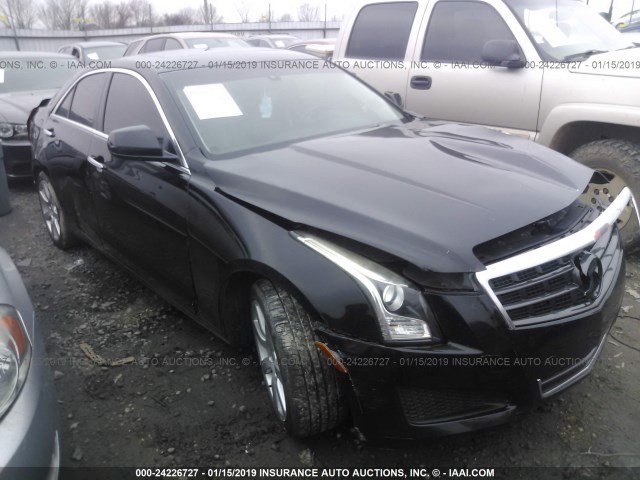 1G6AA5RA6D0175758 - 2013 CADILLAC ATS BLACK photo 1