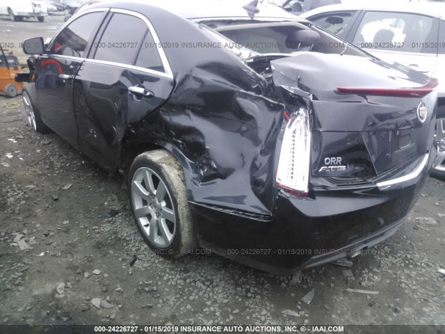 1G6AA5RA6D0175758 - 2013 CADILLAC ATS BLACK photo 6