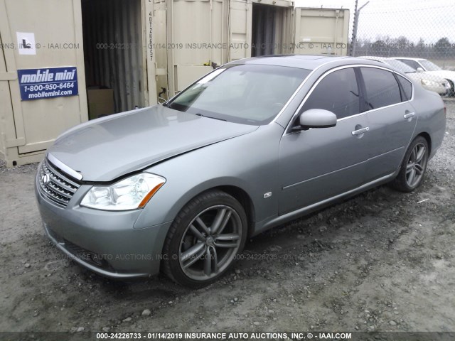 JNKAY01E76M108705 - 2006 INFINITI M35 SPORT GRAY photo 2