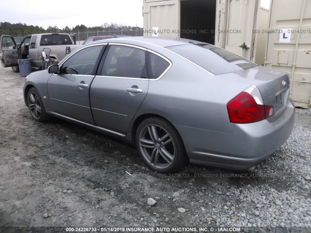 JNKAY01E76M108705 - 2006 INFINITI M35 SPORT GRAY photo 3