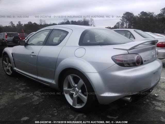 JM1FE17N140135058 - 2004 MAZDA RX8 SILVER photo 3