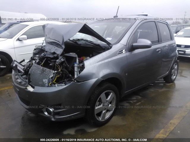 KL2TD66E59B663818 - 2009 PONTIAC G3 GRAY photo 2