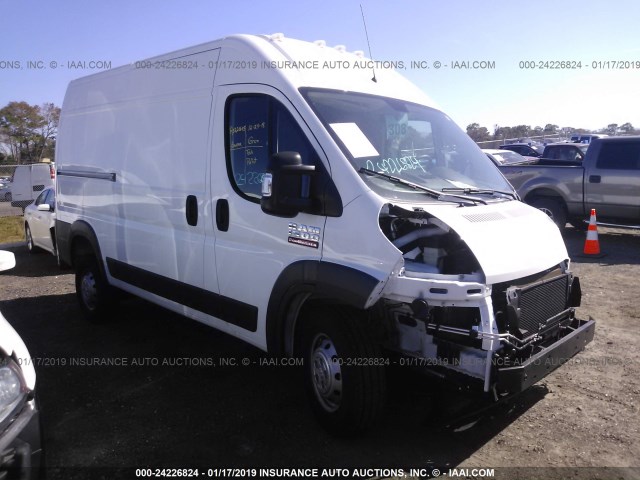 3C6TRVBG4JE114061 - 2018 RAM PROMASTER 1500 1500 HIGH WHITE photo 1