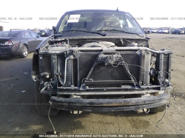 1GKFK36319R249993 - 2009 GMC YUKON XL K1500 SLT BLACK photo 6