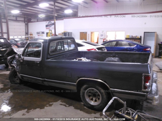 1B7HD14W0HS324643 - 1987 DODGE D-SERIES D150 GRAY photo 3