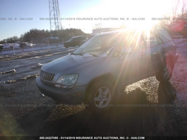 JTJGF10UX10083361 - 2001 LEXUS RX 300 TAN photo 2