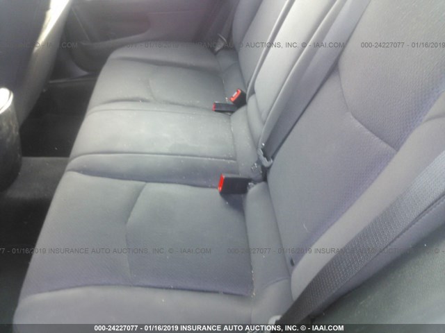 1C3CCBABXCN320602 - 2012 CHRYSLER 200 LX GRAY photo 8