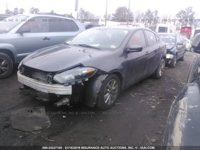 1C3CDFBB0ED755141 - 2014 DODGE DART SXT GRAY photo 2