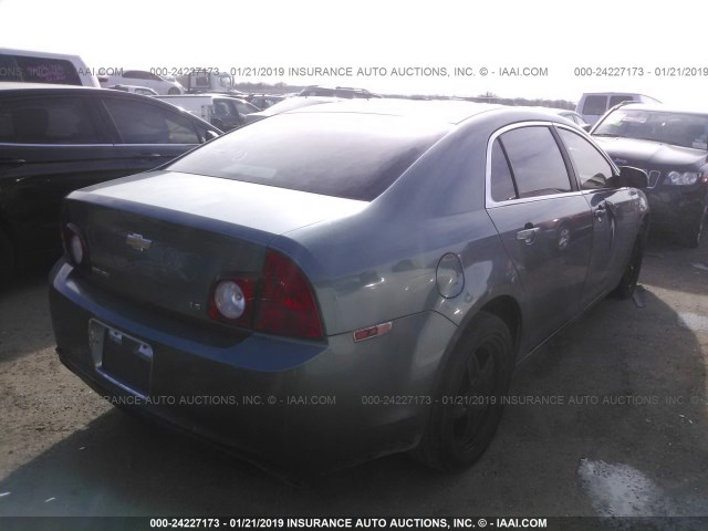 1G1ZG57B29F164277 - 2009 CHEVROLET MALIBU LS BLUE photo 4