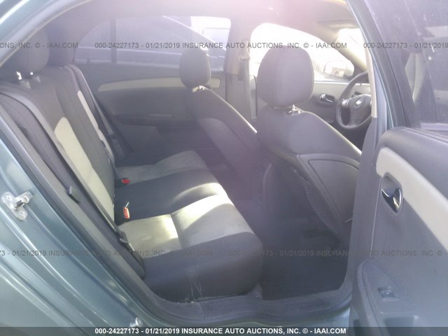 1G1ZG57B29F164277 - 2009 CHEVROLET MALIBU LS BLUE photo 8