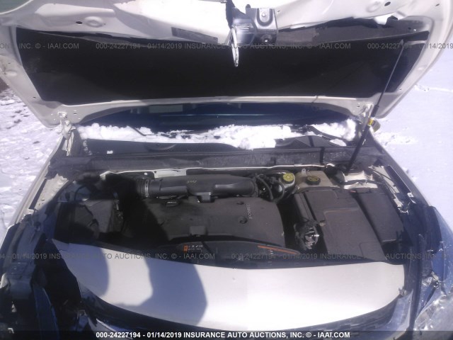 1G11C5SL5EF285999 - 2014 CHEVROLET MALIBU 1LT თეთრი ფოტო 10