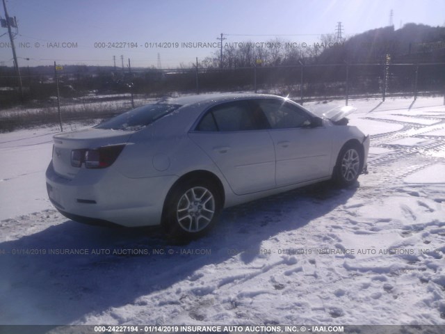 1G11C5SL5EF285999 - 2014 CHEVROLET MALIBU 1LT თეთრი ფოტო 4