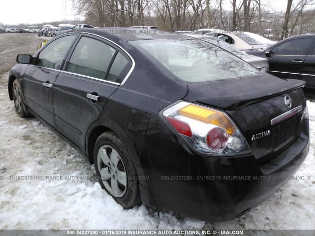 1N4AL21E47C158860 - 2007 NISSAN ALTIMA 2.5/2.5S BLACK photo 3