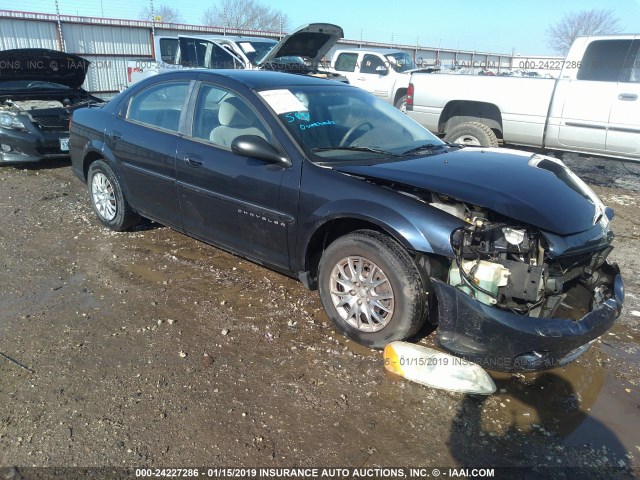 1C3EL46X41N584081 - 2001 CHRYSLER SEBRING LX Dark Blue photo 1