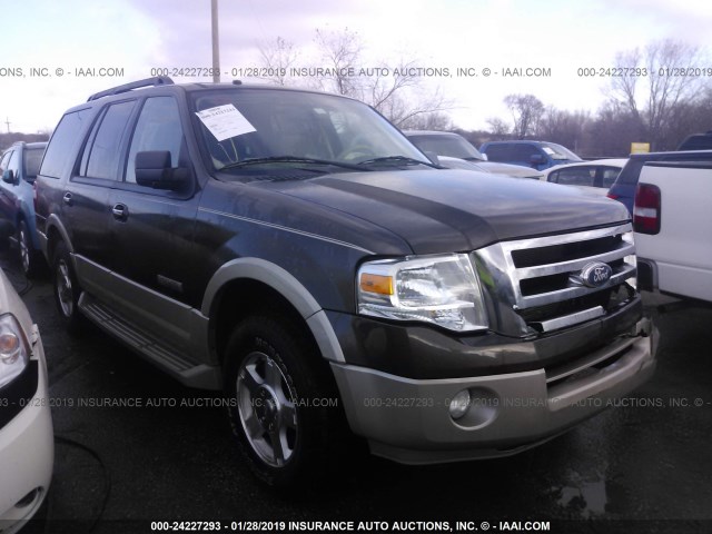 1FMFU17528LA16874 - 2008 FORD EXPEDITION EDDIE BAUER BROWN photo 1